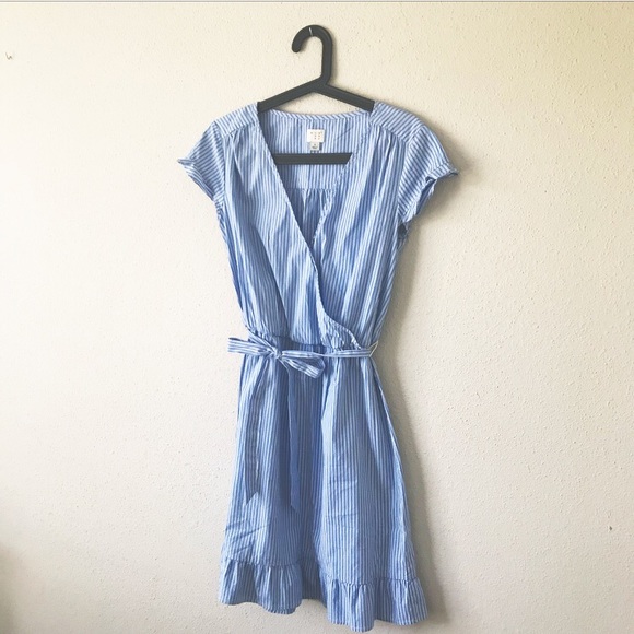 a new day Dresses & Skirts - A NEW DAY Faux Wrap Ruffle Dress